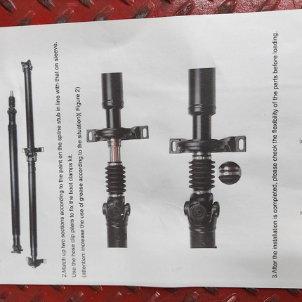 Drive Shaft Assembly for Mercedes-Benz Freightliner Sprinter 2500 3500 2.1L Rear - getexcess
