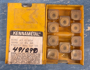 Kennametal KC850 Insert Set of 5 Pcs RNMG43