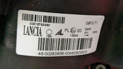 Chrysler Lancia Delta 844 Left Headlight Assy 0051876348