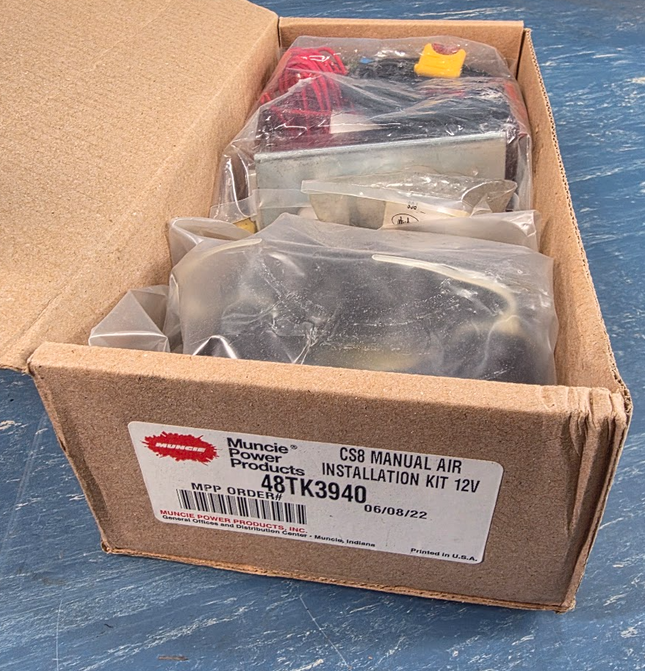 48TK3940 Muncie CS8 Manual Air Installation Kit 12V