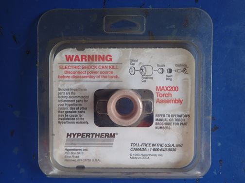 Hypertherm 020613 Air Oxygen Oxy Swirl Ring Max 200 Plasma Arc Cutting Torch