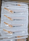 Micsafe 25G x 1" 1ml Disposable Syringe with Safety Needle Luer Lock Tip CASE of 1200
