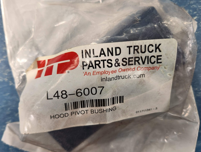 L48-6007 Hood Hinge Pivot Bushing Blue Polyurethane for Peterbilt 335 379 387 - getexcess