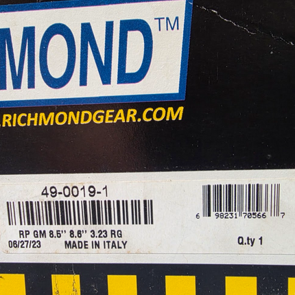 Richmond 3.23 Ratio Differential Gear Set 49-0019-1 GM 8.5 8.625