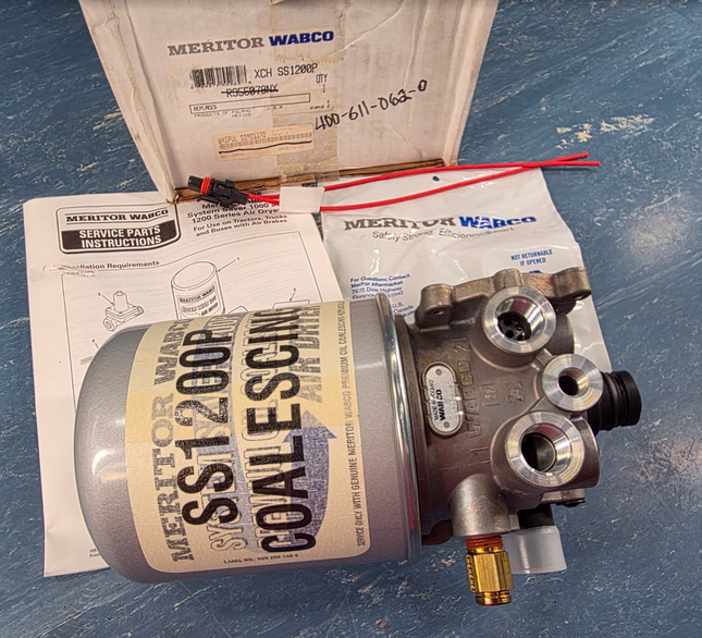SS1200P Meritor Wabco Air Dryer Kit Coalescing