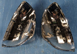 FIAT 500L 2012-Current Chromed Plastic Skullcaps Cap Side Mirror Cover 0050926890