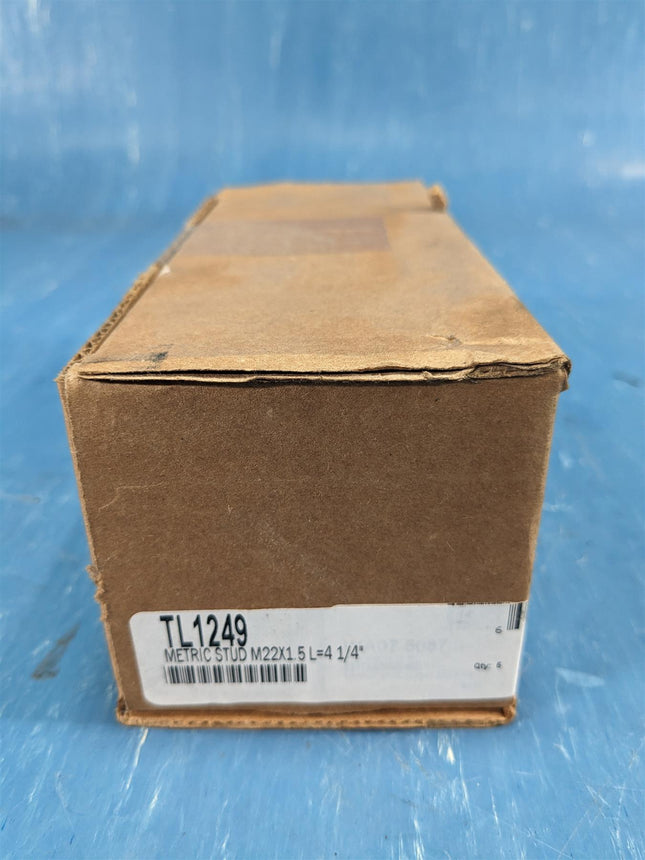 Box of (5) World American Metric Grade 8 Serrated Wheel Bolt Stud M22X1.5 4 1/4" - getexcess