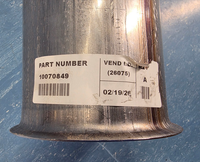 10070849 BB Pipe Turbo to Exhaust