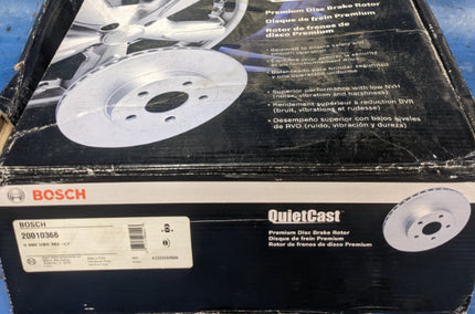 Bosch QuietCast Premium 20010366 Disc Brake Rotor Rear