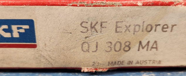 SKF Four Point Contact Ball Bearing QJ 308 MA 40x90x23mm