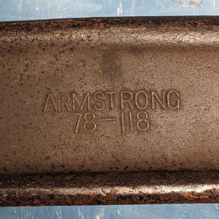 USED Armstrong Forged Steel C G Clamp 18" Jaw 3.25" Throat