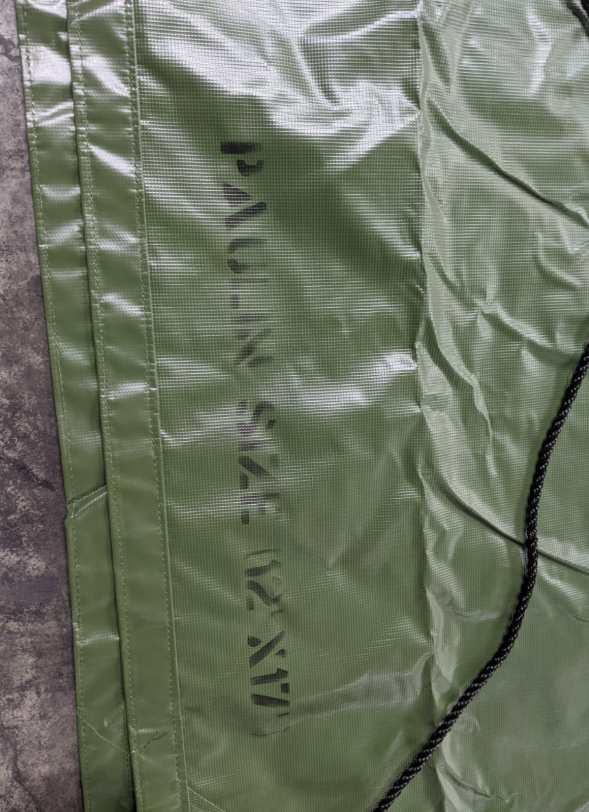 military surplus tarp Military Surplus Ammo Tarp GREEN 12' x 17' Tie Ropes and Grommets Cove – getexcess