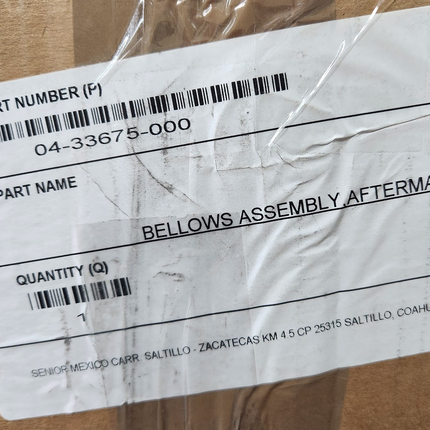 04-33675-000 Freightliner Bellows 4" Dia Flanged Exhaust Pipe Cascadia 113 125 - getexcess