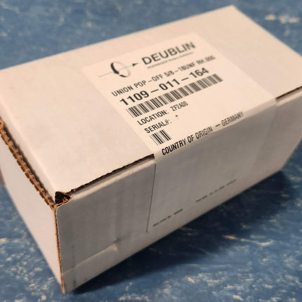 Deublin Union Pop-Off 1109-011-164 5/8" UNF RH 0.655" pilot 3/8" NPT