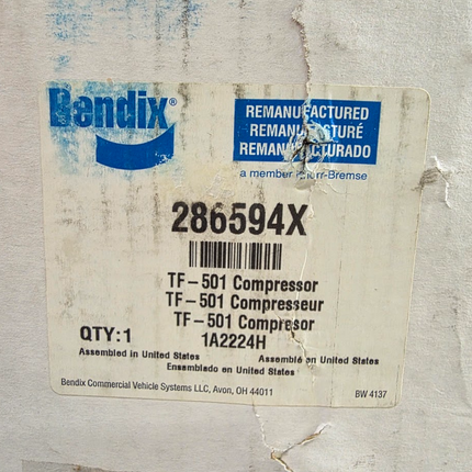 286594X Bendix TF-501 Air Compressor