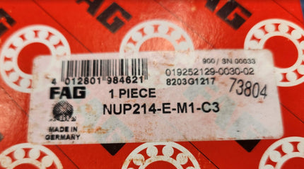 FAG Cylindrical Roller Bearing Straight NUP214-E-M1-C3 70x125x24 mm