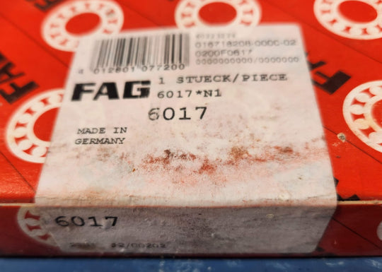 FAG Deep Groove Ball Bearing 6017