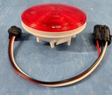 Lucidity Seal Beam 4" Round Red Stop Tail Light with Pigtail Bus