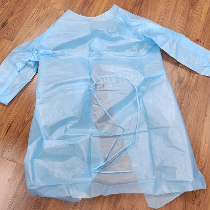 Non Medical Isolation Gown Blue Elastic Cuff XXL Atria CASE of 70 PCS