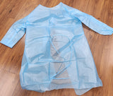 Non Medical Isolation Gown Blue Elastic Cuff XXL Atria CASE of 70 PCS