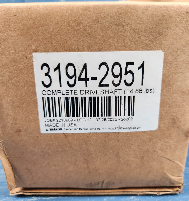 P52123839AA Front Driveshaft Dodge Ram 1500 4x4 2016-2017 Eco Diesel 3194-2951 - getexcess