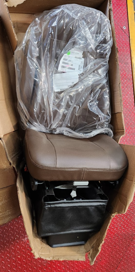 50853.12B024F National 402 Series Air Suspension Seat Brown Vinyl Blue Bird Bus Truck - getexcess