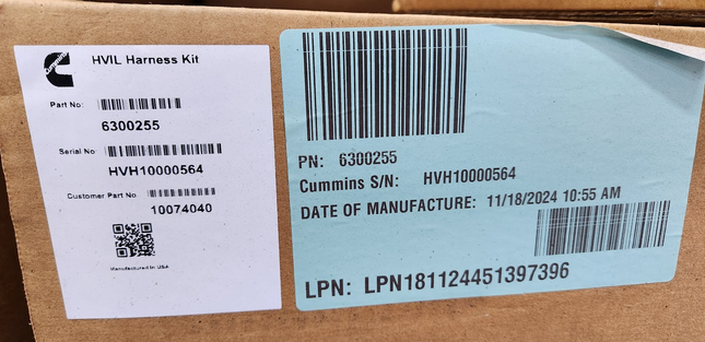 10074040 EV Bus Harness Cable HVIL Cummins 6300255