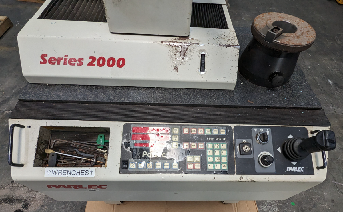 Tool Maker Machine Tmm USED Parlec Parsetter TMM Series 2000 Presetter Setter Machine Tool ...