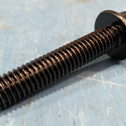 3/8 - 16 x 2" Grade 8 Flange Hex Head Bolt Black Zinc Plated - BOX of 10