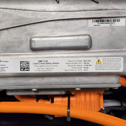 Cummins High Voltage EV Battery Pack Lithium Ion Blue Bird Bus 10071946 Front String