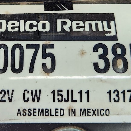 8200075 Genuine Delco Remy Starter Wet CW 38MT 12V - getexcess