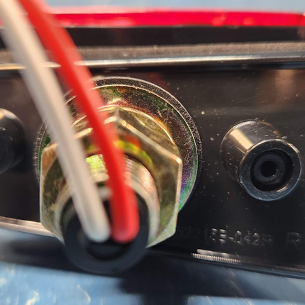 10010270 Dual Face Square Red Amber 45 LED Pedestal Fender Turn Light 4.5” Stud Mount Truck Bus