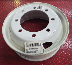 Accuride 19.5" x 6.75" Steel Wheel White 50180PKWHT21
