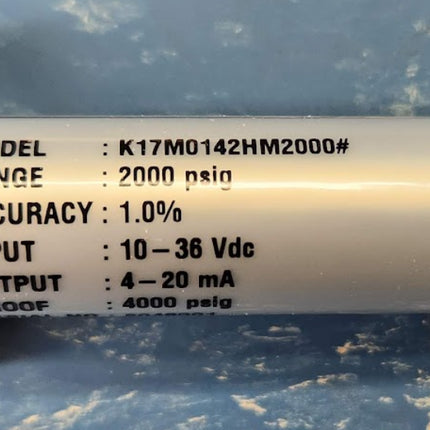 K1-7-MO1-42-HM Ashcroft K1 Industrial Pressure Transducer