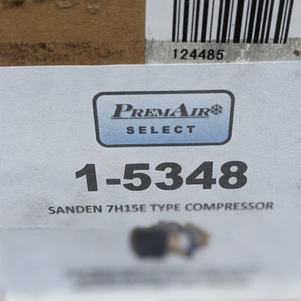 PremAir Select 1-5348 Sanden 7H15E Type Compressor 12V Apex 124485