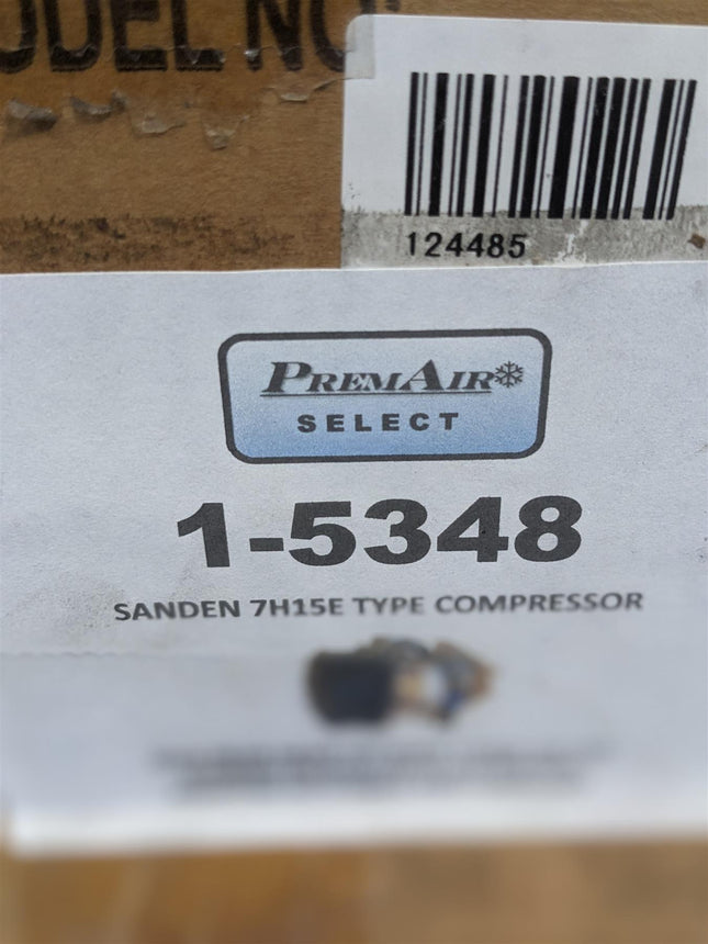 PremAir Select 1-5348 Sanden 7H15E Type Compressor 12V Apex 124485