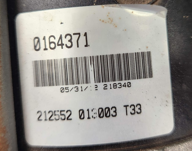 0164371 Starter 24V 5.5 kW CW Mercedes Benz Mitsubishi