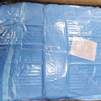 Coverall Isolation Gown Disposable Blue XL Non Medical Lightstone 100 PCS CASE