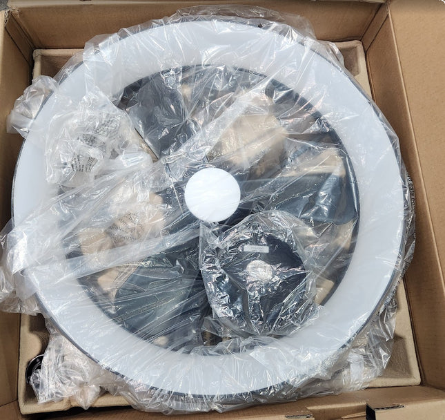 Artika Austin 23 " LED Fandelier Ceiling Fan with Light DImmable Matte Black