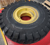 OTR Tire 18.00-25 E-3 28 PR Ply Tubeless Nylon CL735 Rim 13.00/2.5 Wheel