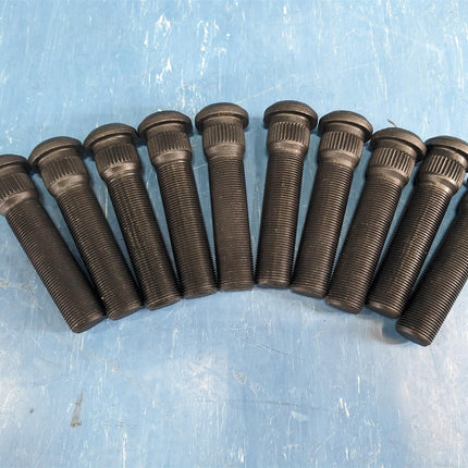 Box of (10) Metric Wheel Stud Hub Pilot Serrated M22 x 1.5 Right Hand 4" - getexcess