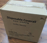 Coverall 60GSM PP PE Disposable Non Woven White 2XL Non Medical 50 PCS CASE