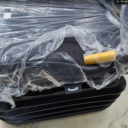 KAB Suspension Seat Model 800A 831K 83 Komatsu Heavy Duty Black Cloth