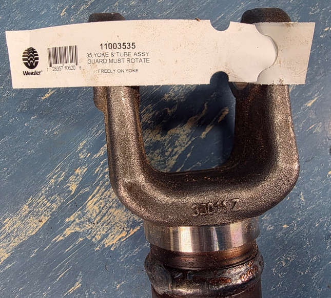 11003535 Weasler 35N Yoke & Tube Assy - getexcess