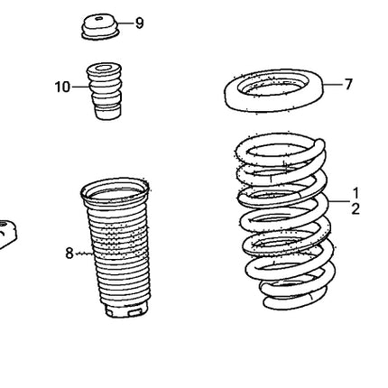 LOT 10 Honda Passport Pilot Acura MDX Rubber Damper Mount Shock Absorber 52631-TZ5