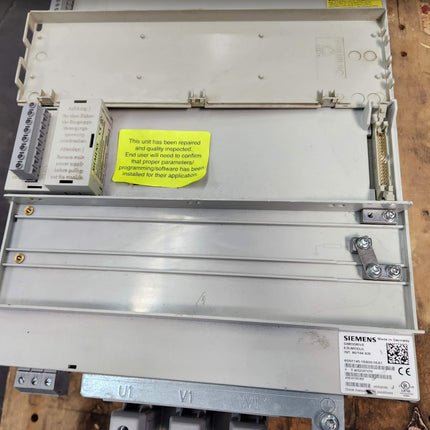 6SN1145-1BB00-0EA1 Siemens Simodrive 611 IR Infeed Module 80/104 kW Regulated PARTS ONLY