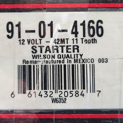 91-01-4166 Wilson Starter 12V42MT