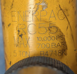 Enerpac RC55 4.9 ton Capacity 5.00 in Stroke Hydraulic Cylinder Ram USED