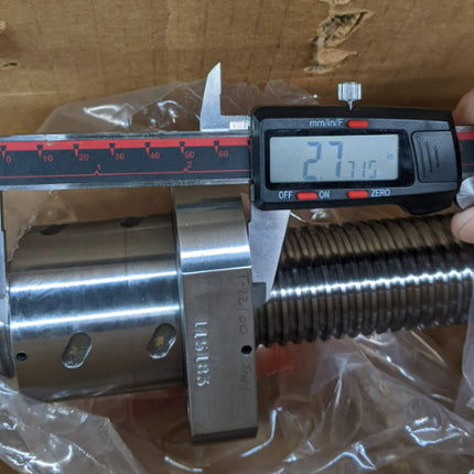 64" Poreba Lathe X-Axis Ball Screw Assembly