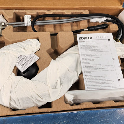 Kohler Guild Pull-down Kitchen Sink Faucet with Three-function Sprayhead Stainless Steel